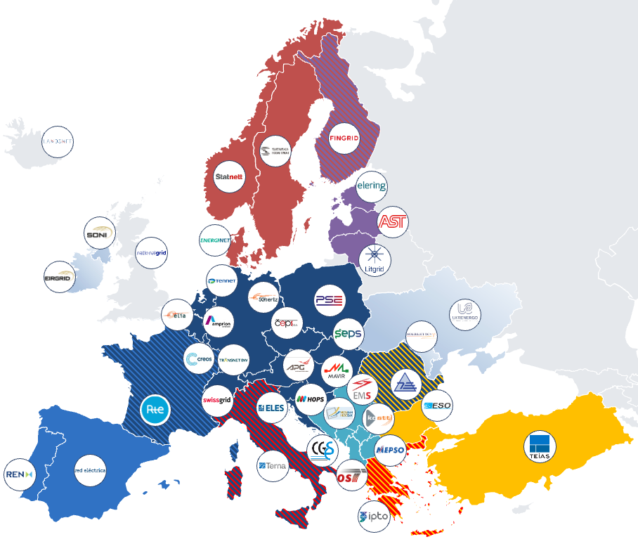 Figure 1: Participating TSOs in the Service OPC & STA (Status Dec 2024)